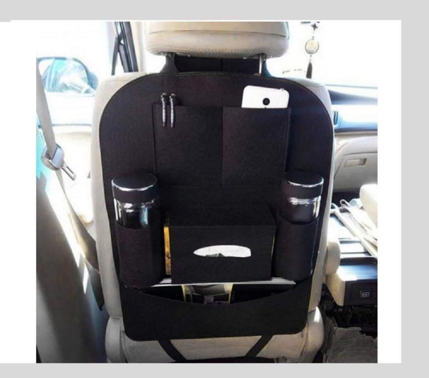 Compatible Multi-Pocket Seat Back Storage Bag Organizer Holders